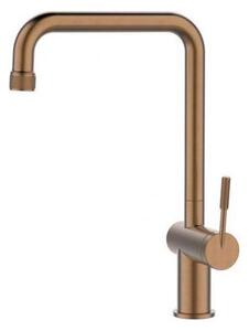 ALVEUS 1150763 - Pipa za umivalnik FLORA 34,8 cm nerjaveče jeklo/baker
