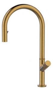 ALVEUS 1150779 - Pipa za umivalnik SWAN 44,9 cm nerjaveče jeklo/bron