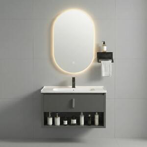 Komplet kopalniškega pohištva z umivalnikom Toledo 60cm Grey
