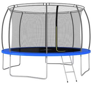 VidaXL Trampolin komplet okrogel 366x80 cm 150 kg