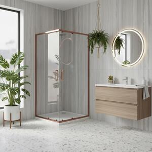 Rea City 80x80 tuš kabina Copper Brush