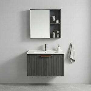 Komplet kopalniškega pohištva z umivalnikom Mario 60cm Grey