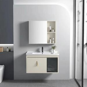 Komplet kopalniškega pohištva z umivalnikom Paris 60cm Beige