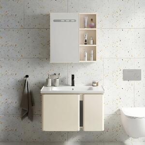 Komplet kopalniškega pohištva z umivalnikom Tula 60cm Beige