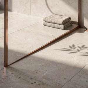 Lestev za tuš kabino 100cm Brush Copper