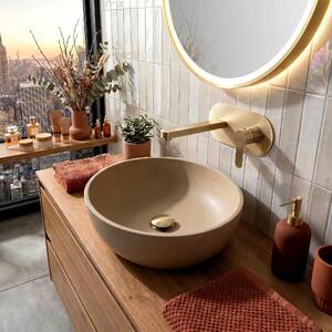 REA Arcos Brush Gold Skrita armatura za umivalnik