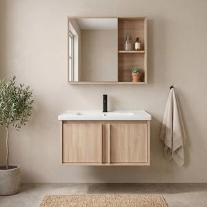 Komplet kopalniškega pohištva z umivalnikom Gama T25023 BXM 70CM