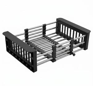 Teleskopski odcejalnik za korito REA P14487 Black