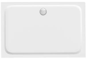 Tuš pladenj Rea Belmond White 80x100 Chrome