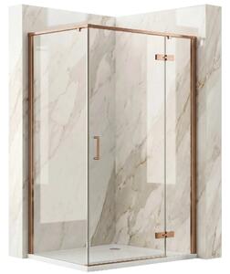 Tuš kabina Rea Bruno 100x80 Brush Copper