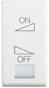 LIVING LIGHT TIPKA S INDIKATOROM 1M VENTILATOR BIJELA N4915RN