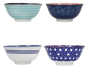 Set 4 keramičnih skled Kitchen Craft, ø 16,5 cm