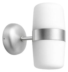 Northern LED-stenna svetilka Hall, barva aluminija, premer 23 cm, 2-žarilna, zatemnjen, Kovinska, Kopalnica, Aluminij, Dizajn