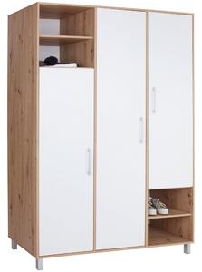 Modern Living Omara Za Oblačila Box, Bela, Barva Hrasta