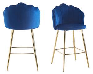 SET BARSKIH STOLOV, temno modra