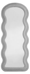 STOJEČE OGLEDALO, 70/170/3 cm steklo, leseni material, krzno