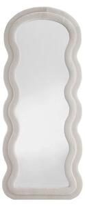 STOJEČE OGLEDALO, 70/170/3 cm steklo, leseni material, krzno
