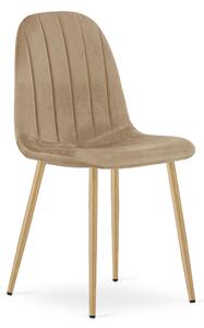 Jedilni stol PADVA VELVET, rjav