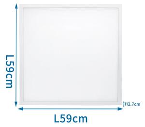 Aigostar - LED Vgradni panel LED/40W/230V 3000K/4000K/6500K 60x60cm bela