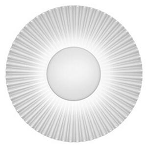 HELL LED-stenna svetilka Shelley, bela, Ø 16 cm, kovina, Bela, Dnevna soba / jedilnica, Kovina, Sodobni