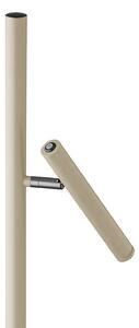 HELL LED-svetilka na baterije Streak-B, višina 134 cm, peščene barve, kovinska, zatemnjen, Bež, Dnevna soba / jedilnica, Kovina, Sodobni