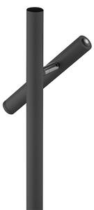 HELL LED namizna svetilka na baterije Streak-B, višina 50 cm, črna, kovinska, zatemnjen, Črna, Dnevna soba / jedilnica, Kovina, Sodobni