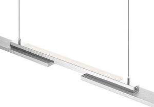 HELL LED-visoka svetilka More, nikelj/krom, dolžina 120 cm, kovina, zatemnjen, Kovinska, Dnevna soba / jedilnica, Kovina, Sodobni