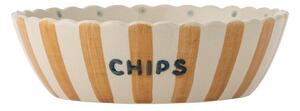 Rumena/kremno bela keramična skleda ø 24 cm Chip – Bloomingville