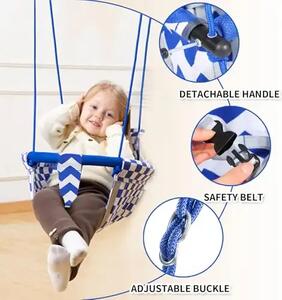 Swingjoy™ Viseča Otroška Gugalnica Z Napenjalno Palico