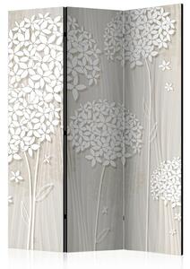PARAVAN 135/172/3 cm krem barve, bela