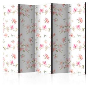 PARAVAN 225/172/3 cm bela, pink