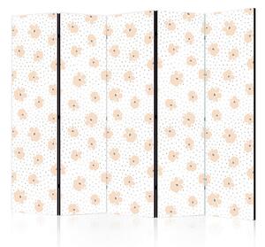 PARAVAN 225/172/3 cm bela, pink