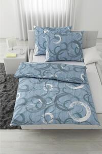 Modern Living Posteljnina New Circles Xxl, Modra, 2x60/80, 200/200