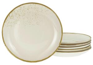 SET KROŽNIKOV Nature Collection Creme 27 cm
