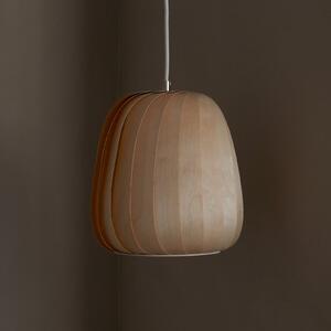 Tom Rossau viseča svetilka ST906, breza, 42 cm, les, E27, zatemnjen, Les, Dnevna soba / jedilnica, Les, Skandinavski