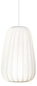 Tom Rossau obesna svetilka ST906, bela, 42 cm, papir, E27, zatemnjen, Bela, Dnevna soba / jedilnica, Papir / karton, Skandinavski