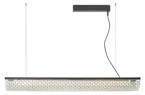 Bover LED viseča svetilka Nans Balis S/140, rjava/brezova, 140 cm