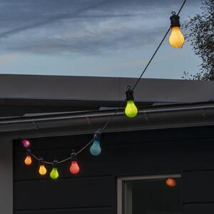 Konstsmide Christmas LED-veriga luči Party, v pastelnih barvah, vključno z regulatorjem svetlosti,, zatemnjen, Večbarvna, Plastika, Sodobni
