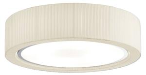 Bover LED stropna svetilka Urban, srebrna/kremasta barva, Ø 60 cm