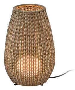 Namizna svetilka Bover LED Amphora, rjava/brezova Višina 47 cm