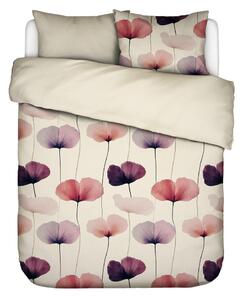 POSTELJNINA 200/200 cm saten pink