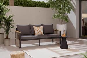 LOUNGE ZOFA akacija masivno aluminij
