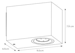 Lucide 22860/05/31 - LED Zatemnitvena zunanja svetilka ZORA 1xGU10/5W/230V IP44