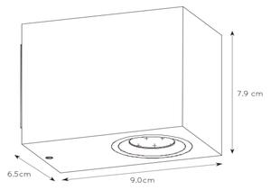 Lucide 22860/05/30 - LED Zatemnitvena zunanja svetilka ZORA 1xGU10/5W/230V IP44