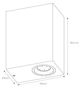 Lucide 22860/10/31 - LED Zatemnitvena zunanja svetilka ZORA 2xGU10/5W/230V IP44