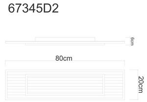 STROPNA LED-SVETILKA WOODY 1750 lm 3000 K 230 V