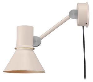 Anglepoise stenska svetilka tipa 80 W2, bež, Ø 15 cm, vtič, zatemnjen, Bež, Dnevna soba / jedilnica, Aluminij, Dizajn