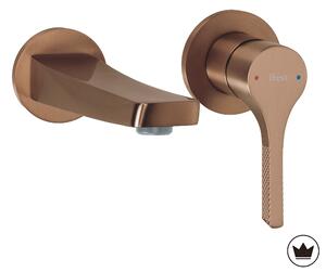 Podometna armatura za umivalnik REA VISION Brush Copper + BOX