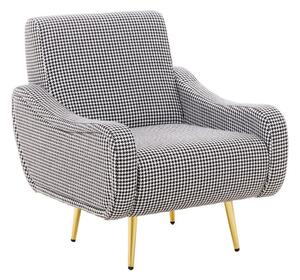 Črno-bel fotelj Holli – Premier Housewares