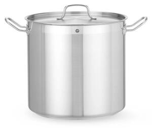 Visok Lonec s Pokrovom, 24L, Nerjaveče Jeklo, 320x300mm